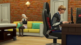 step Mom offers to her son an erotic massage to make it easier for him to not to suffer so much  of separation from his girlfriend - Mother and son