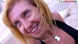 Flirt with milf on the beach and fuck anal at home