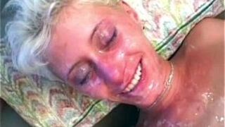 Mature loves Gangbang and Bukkake