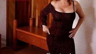 Big titted MILF gets anal creampie by steps friend