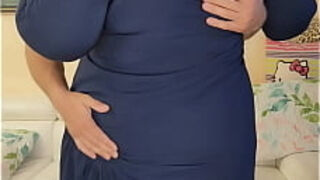 Real Amateur BBW Mature Granny kissing and making out with her Lover&period;