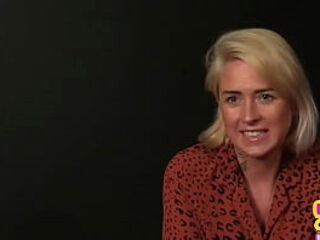 CFNM amateur tattooed MILF sucks and wanks hard dick