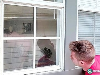 Peeping Tom Fucks Busty Nyx Monroe