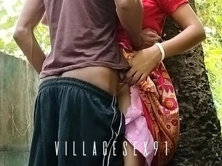 Village Living Lonly Bhabi Sex In Outdoor ( Official Video By Villagesex91)